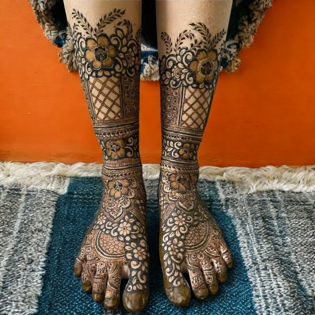 Full Leg Mehndi