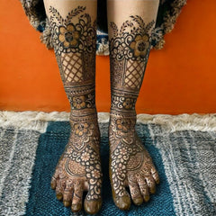 Full Leg Mehndi